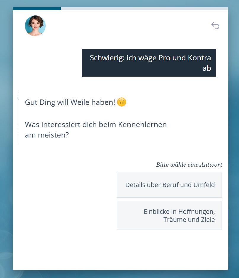 eDarling Persönlichkeitstest 1